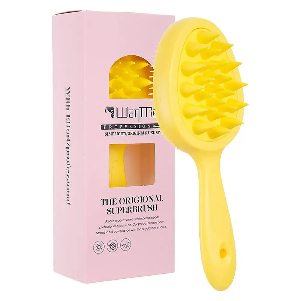 Double-Sided Scalp Massager & Detangling Hair Brush