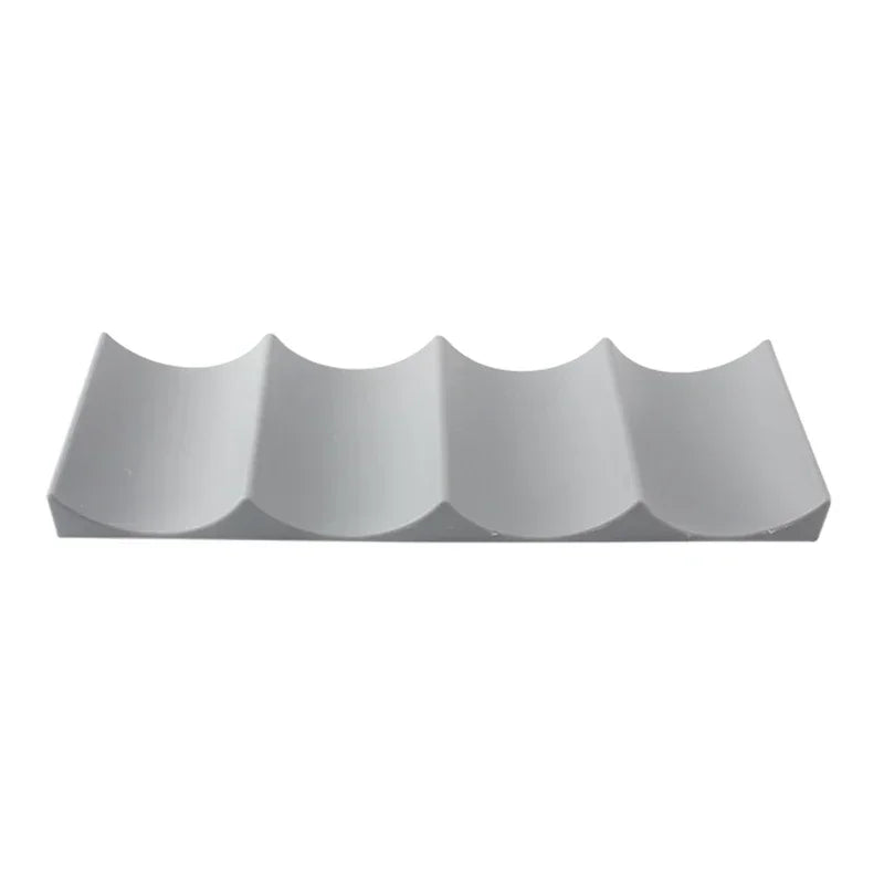 Hot Plastic Wine Storage Rack Stackable Wine Bottle Holder Wine Cabinet Counter Holder Storage Champagne Wall Stand bar Peaceful Pleasures Health and Wellness Gray