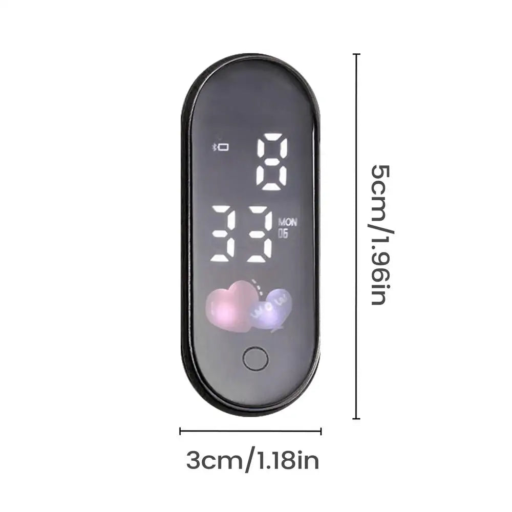 Mini Waterproof LED Digital Car Clock | Adhesive Dashboard Clock