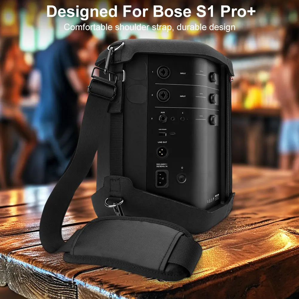 Carrying Case with Shoulder Strap Protective Cover Speaker Case Dustproof Cover for Bose S1 PRO+ Portable BT Speaker Peaceful Pleasures Health and Wellness