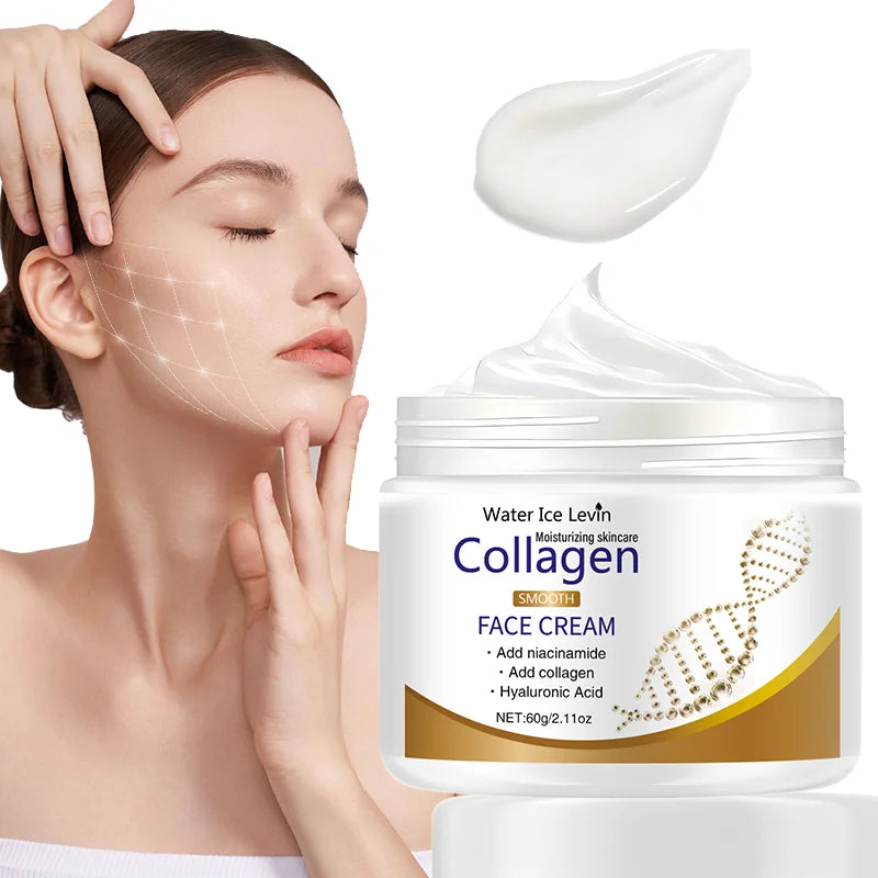 Collagen Day & Night Moisturizer | Shea Butter, Niacinamide & Vitamin E Collagen Face Cream Peaceful Pleasures Health and Wellness