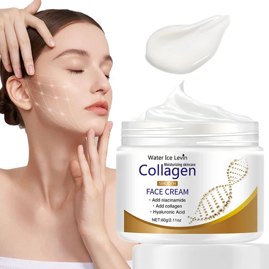 Collagen Day & Night Moisturizer | Shea Butter, Niacinamide & Vitamin E Collagen Face Cream Peaceful Pleasures Health and Wellness
