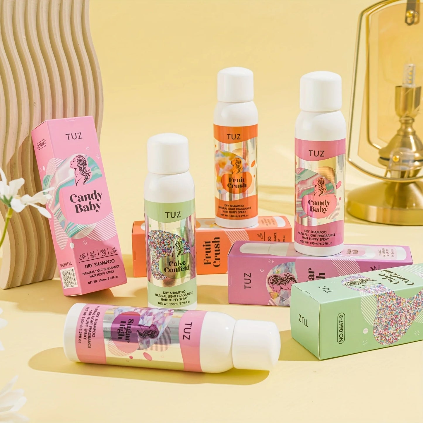 Dry Shampoo Spray for Oil Control and Volume Boost