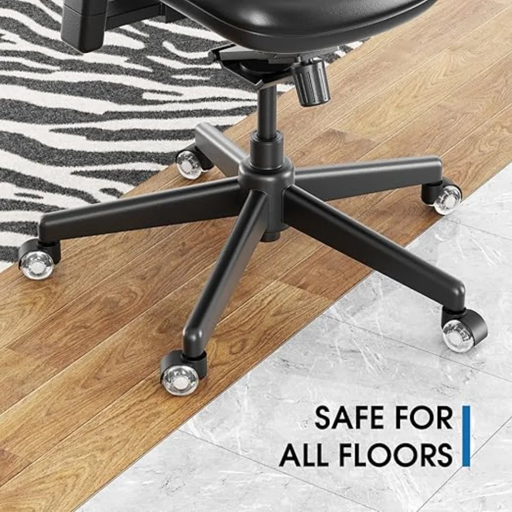 2" Heavy Duty Office Chair Casters 5-Pack – All Floor Types
