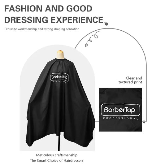 Barber Haircut Cloth Adjustable Closure Hairdressing Apron Anti-static Barbershop Capes Waterproof Hairdresser Coats Styling Peaceful Pleasures Health and Wellness