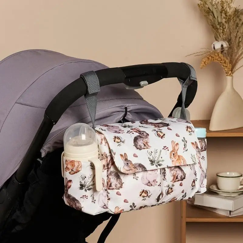 Waterproof Baby Stroller Organizer Bag | Cute Print