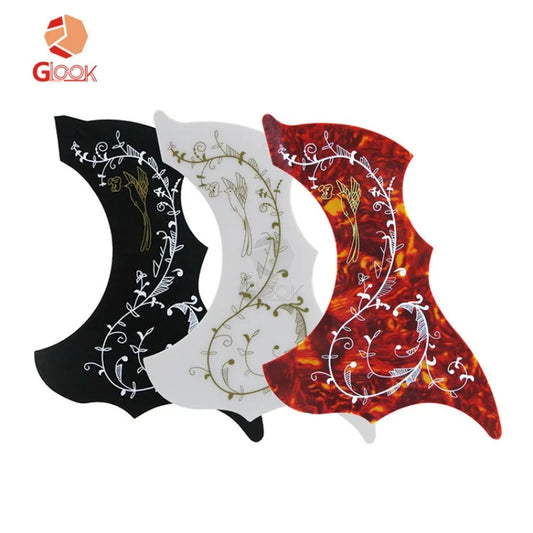 Acoustic Guitar Guard Colorguard Personalized Flower Bird Universal Peaceful Pleasures Health and Wellness