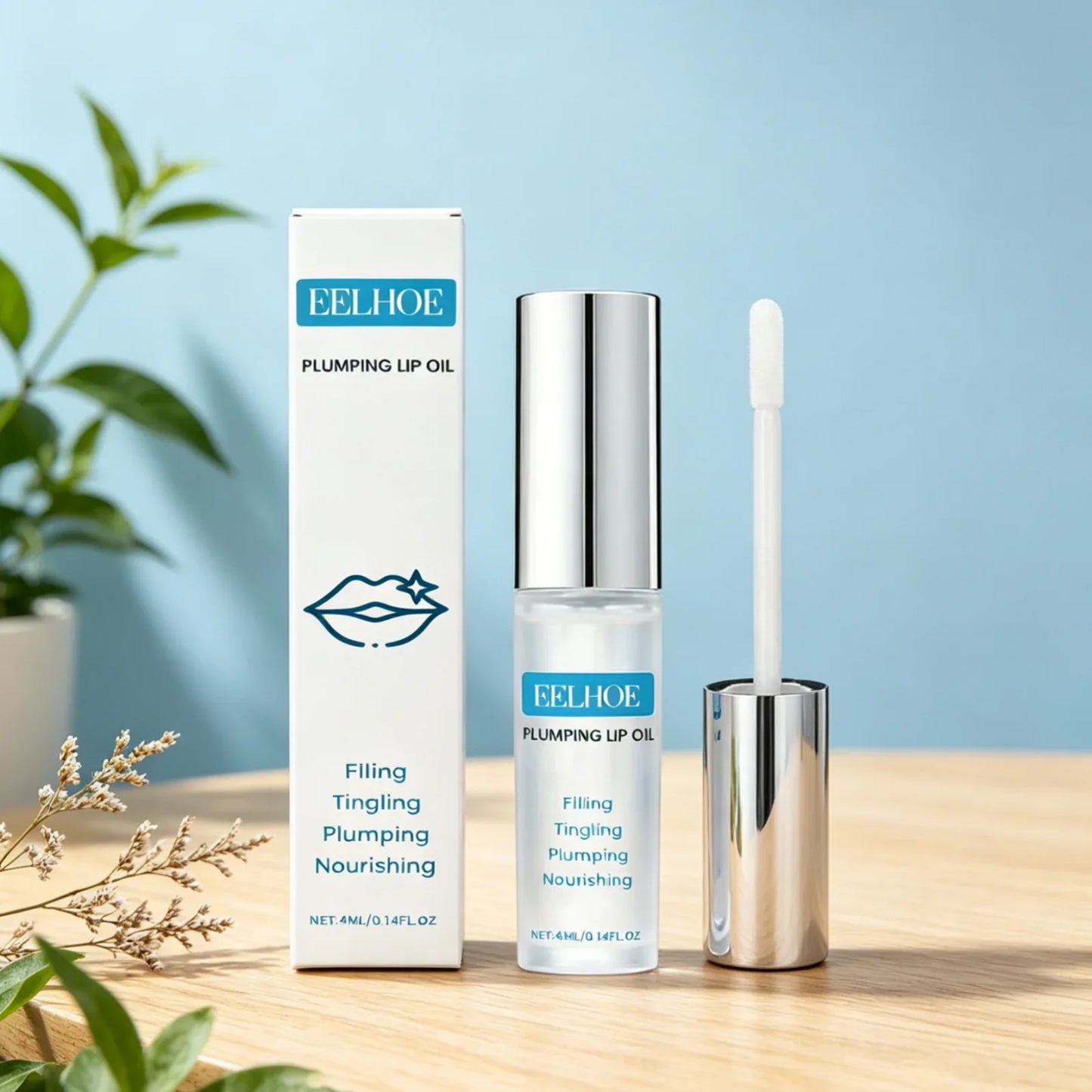EELHOE Plumping Lip Oil – Moisturizing, Nourishing & Anti-Chap