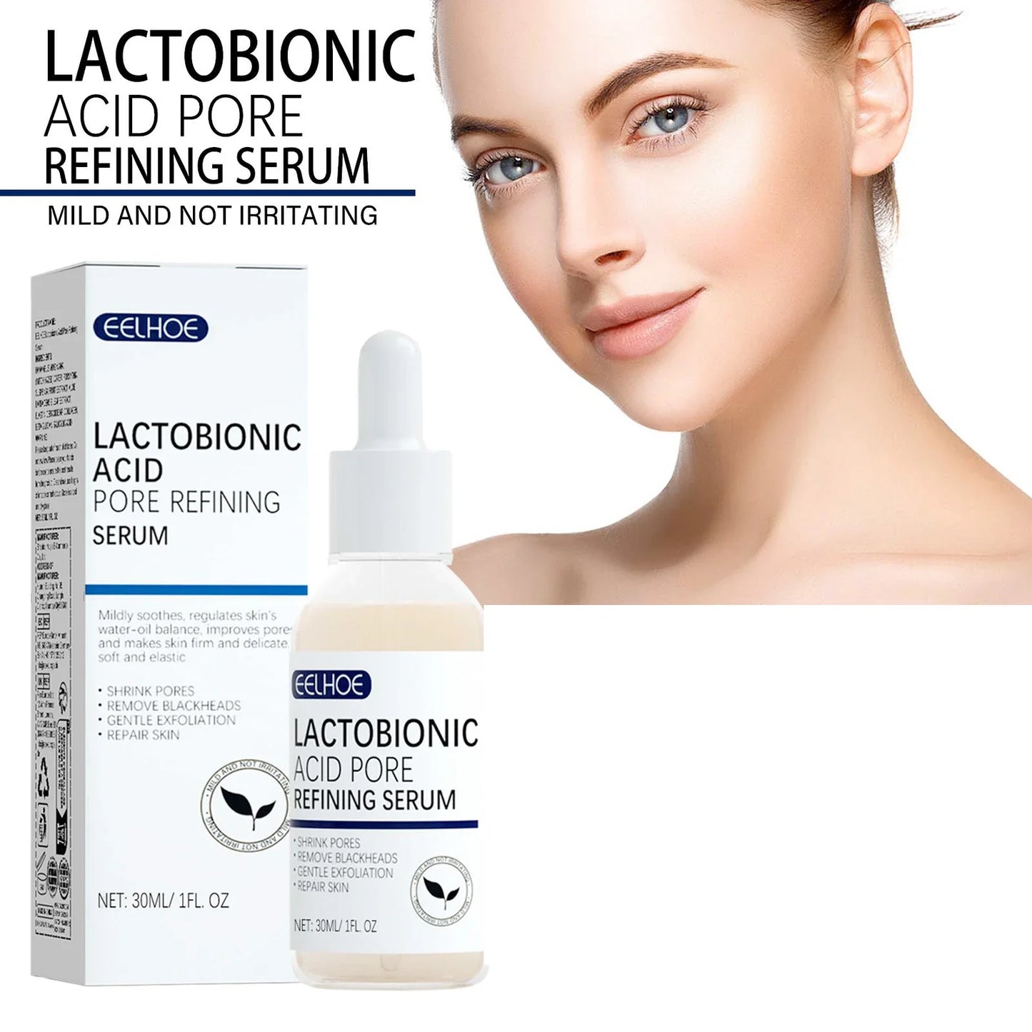 EELHOE Lactobionic Acid Pore Shrinking Face Serum 30ml