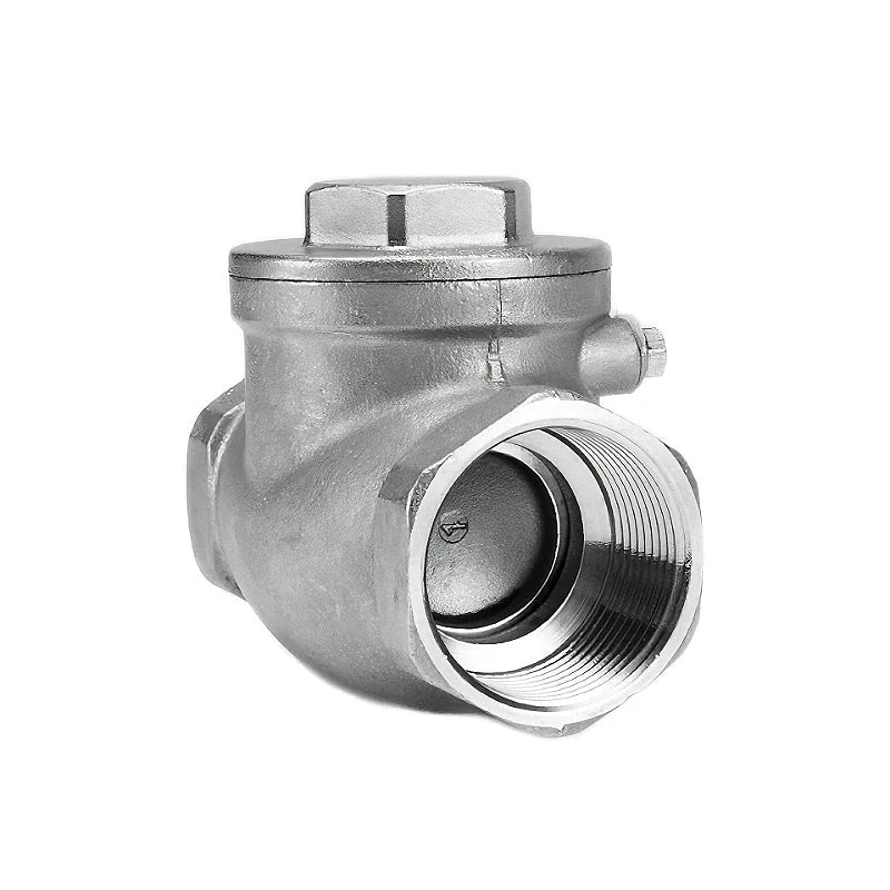 304 Stainless Steel Swing Check Valve – 2/3/4/6 Point Threaded