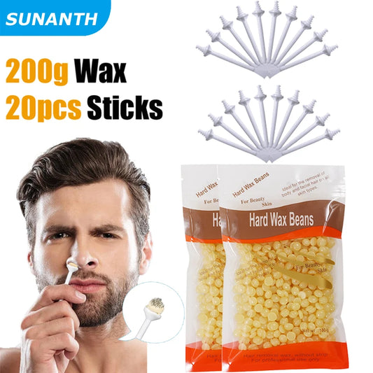 50/200/500g Portable Nose Wax Kit For Men And Women Painless Nose Hair Removal Tool Wax Accessories / 1PACK Nose Wax Sticks Peaceful Pleasures Health and Wellness