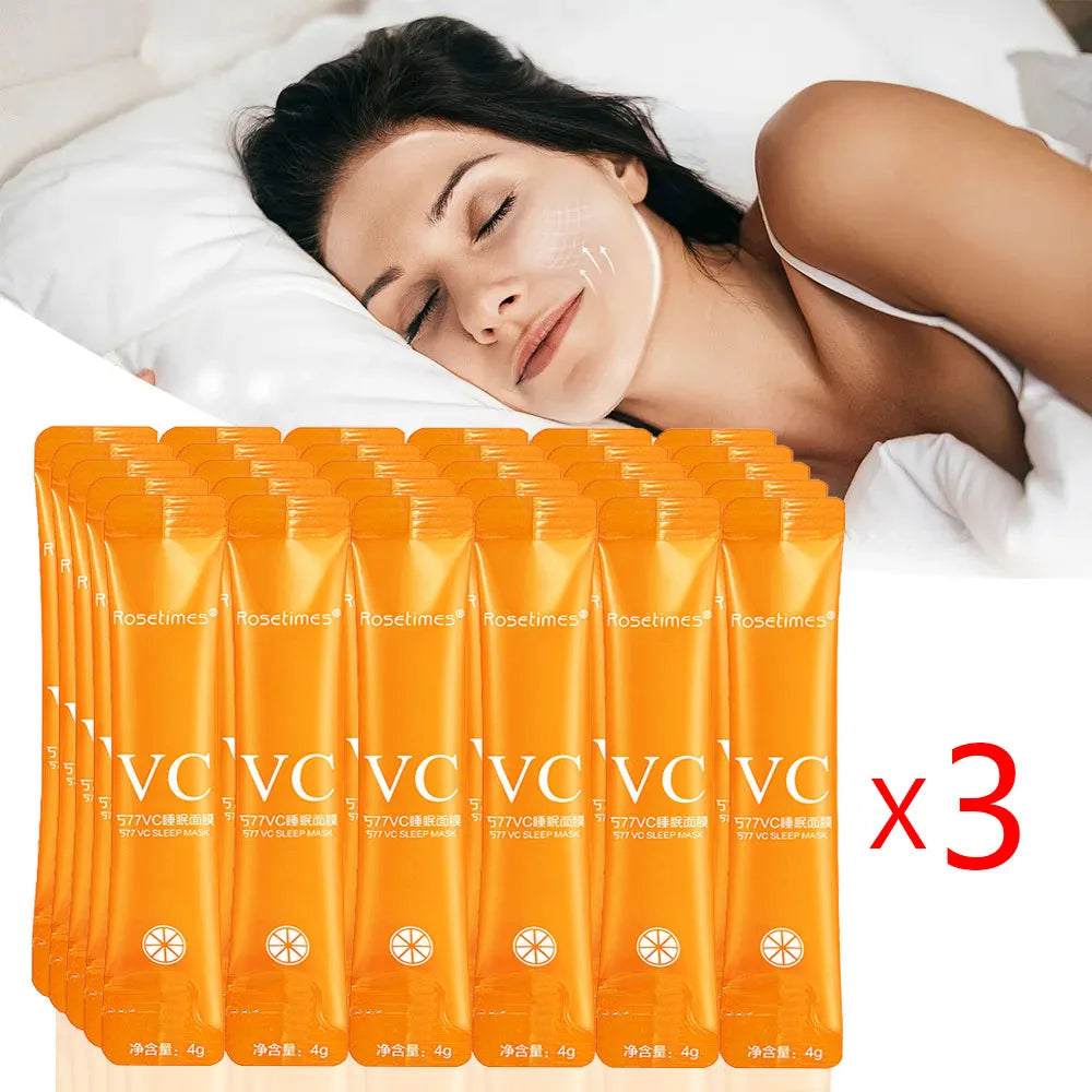 SADOER Vitamin C Sleeping Mask 30pcs | Brightening & Firming