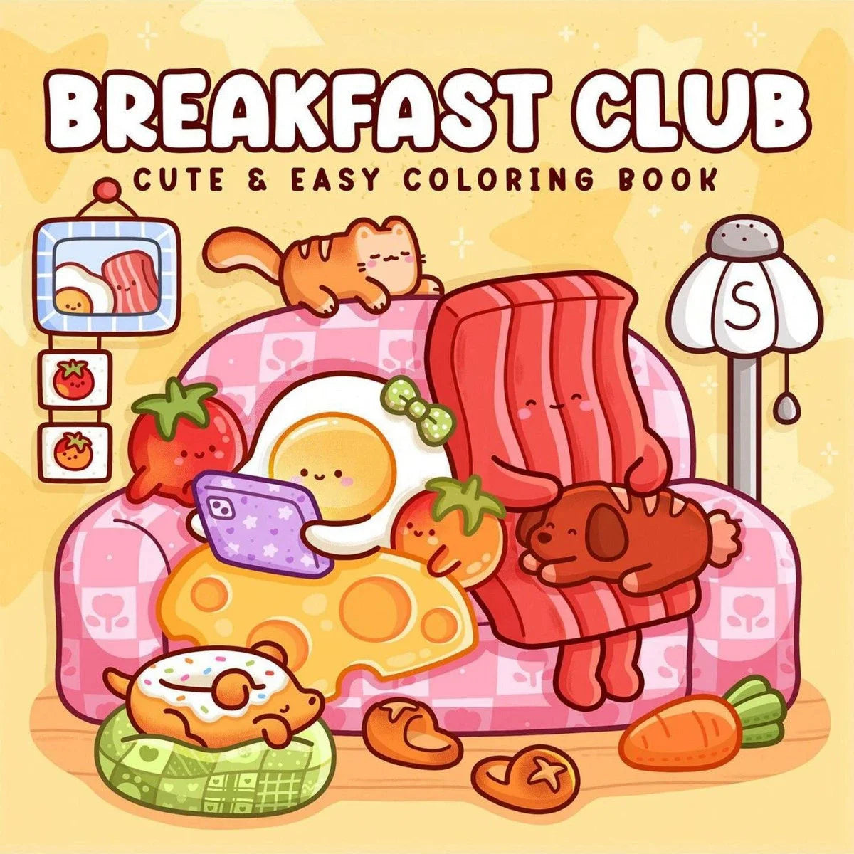 Breakfast Club Coloring Book Adults Cute Easy Drawing Perfect