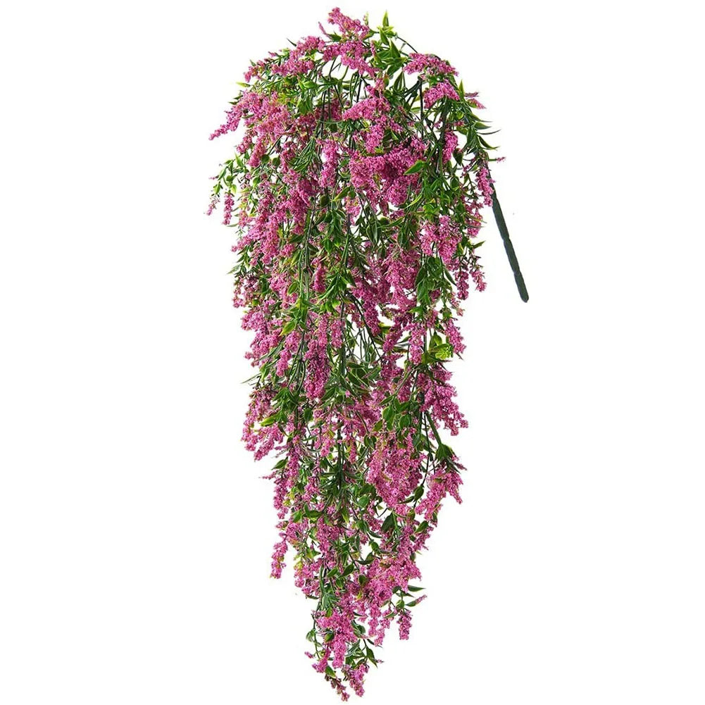 70cm Artificial Lavender Hanging Vines – 2 Pack | Home & Garden