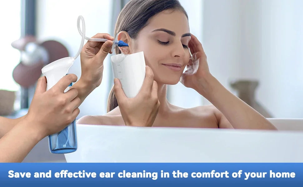 Ergonomic Ear Wax Removal Kit | Silicone Tips & Water Tank
