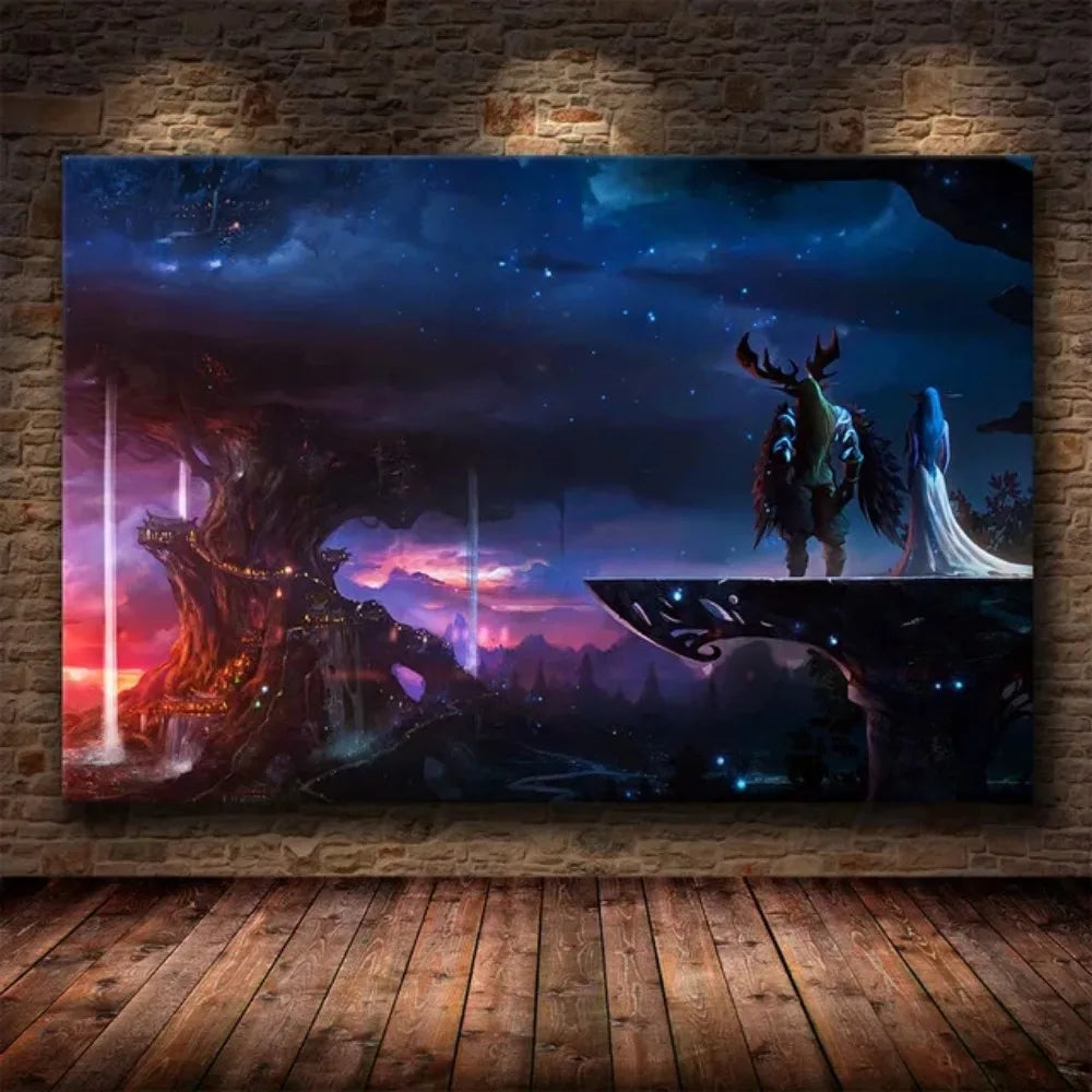 World of Warcraft HD Canvas Wall Art Poster | Unframed Print