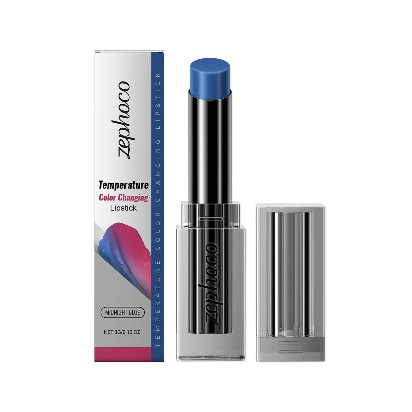 Obsidian Thermochromic Lipstick – Moisturizing & Color-Changing