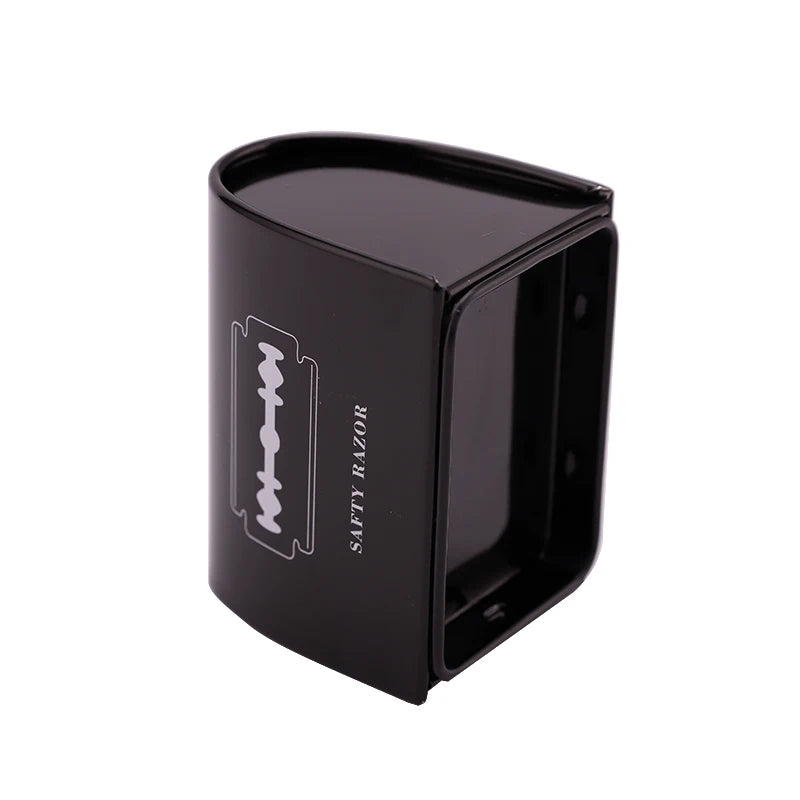 Mini Barber Blade Disposal Case Safe Storage Safe Guard Razor Blade Recycling Container Box Professional Recycling Blade Tools Peaceful Pleasures Health and Wellness