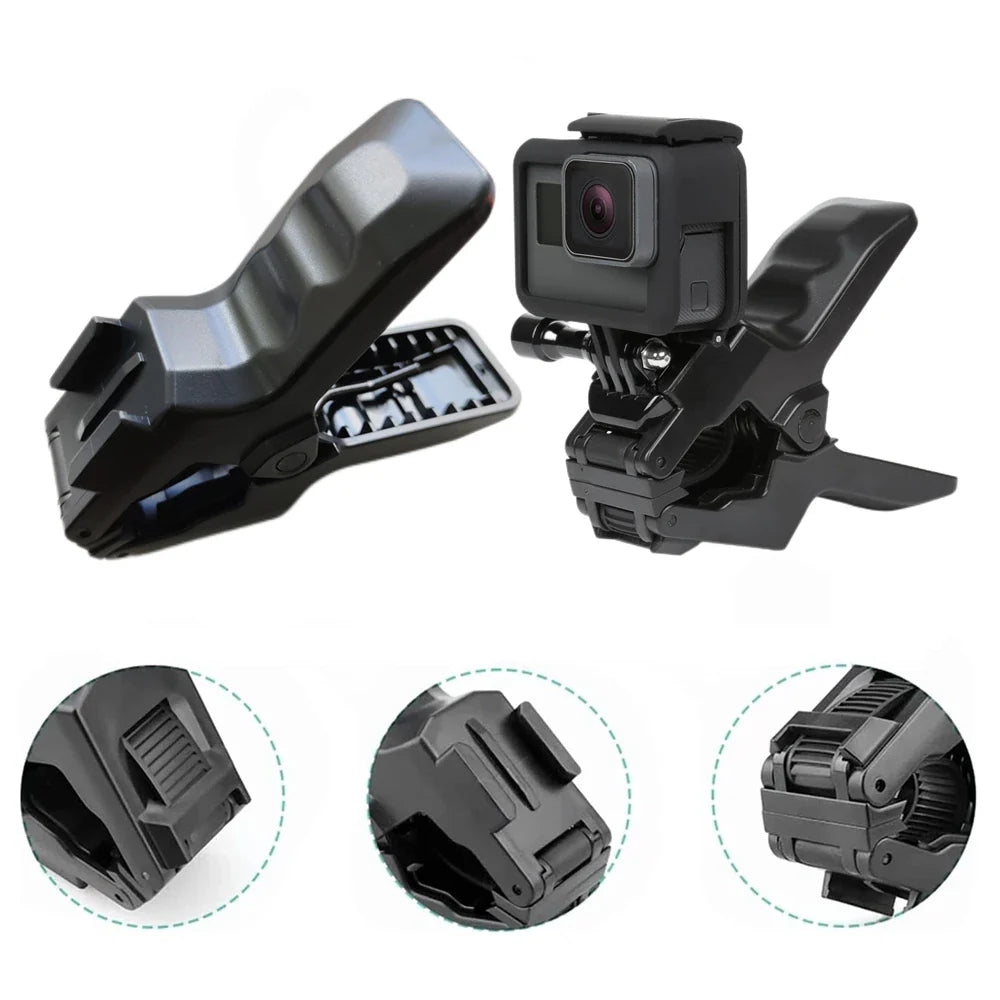 VeFly 8-Joint Flex Clamp Gooseneck Mount for GoPro & Action Cams