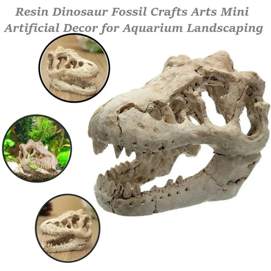 Dinosaur Fossil Model Fish Tank Aquarium Artificial Decoration Landscaping Ornaments Horror Props Art Deco Handicrafts Ornaments Peaceful Pleasures Health and Wellness