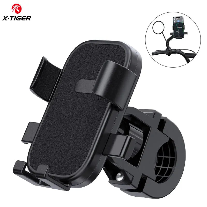 360° Rotatable Bike Phone Mount – Anti-Slip, 4.7–7.2"