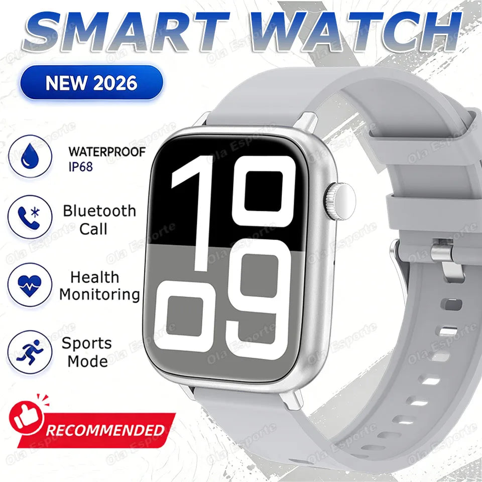 Ola Esporte Smart Watch 1.85" BT Calling Fitness Tracker for Men Women