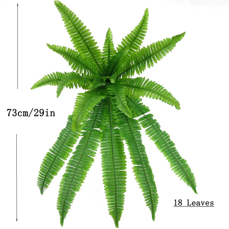 Artificial Persian Fern Vine Wall Hanging Plant 73–115cm Silk Ivy