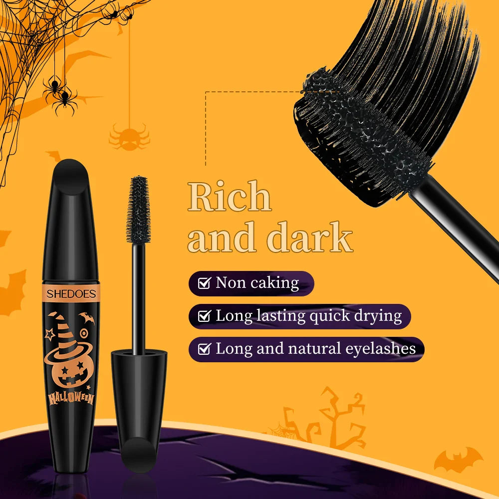 Halloween Black Mascara – Waterproof, Curly & Thick Lashes