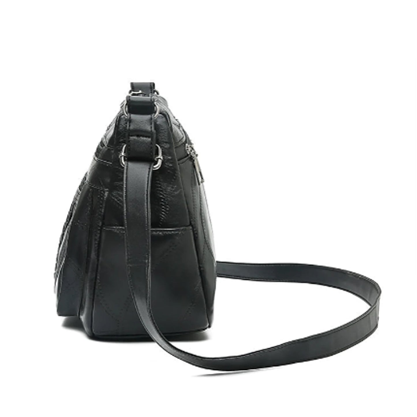 Lightweight Crossbody Shoulder Bag Mother Anti-Theft Multi-layer Bags with Zipper Closure for Pencils Textbooks Phone Tablet Peaceful Pleasures Health and Wellness