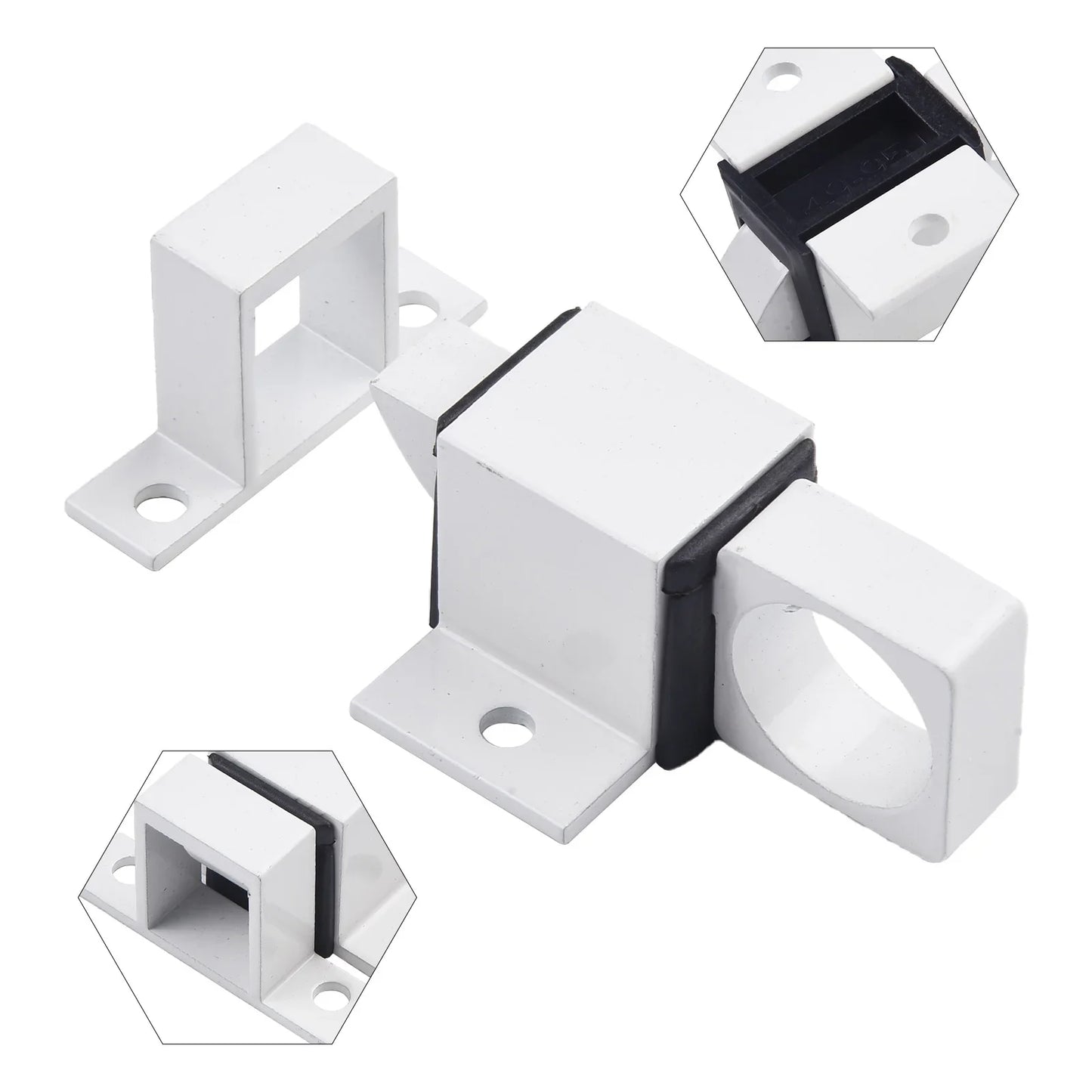 Automatic Self-Closing Door Bolt Latch | Spring-Loaded Lock