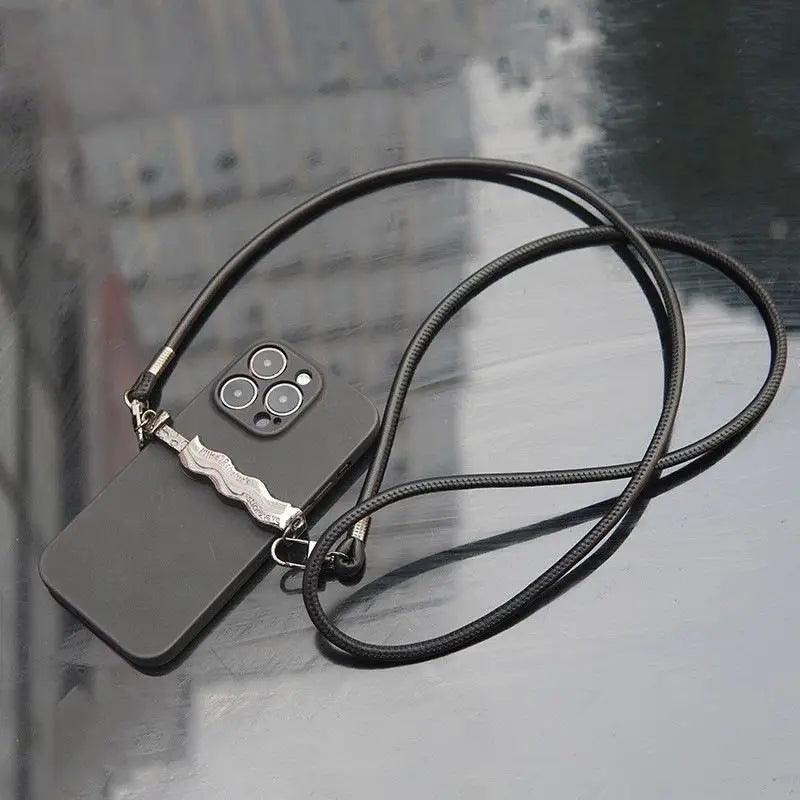 PU Leather Crossbody Bag Strap & Phone Case Lanyard