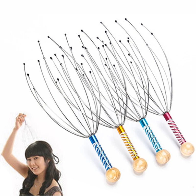 Octopus Head Massager – Scalp Claw for Stress Relief