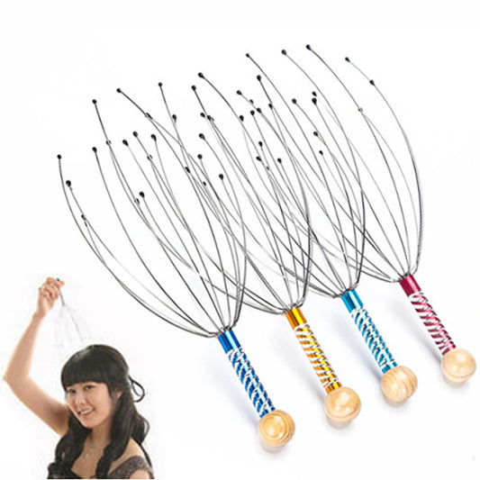 Octopus Head Massager – Scalp Claw for Stress Relief Scalp Head Massager Peaceful Pleasures Health and Wellness