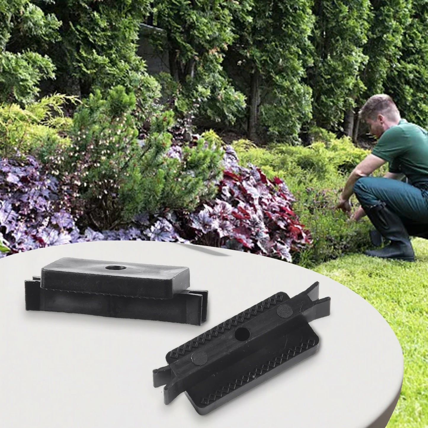 Dovetail Composite Deck Clip Easy-assembly Floor Yard Garden Outdoor