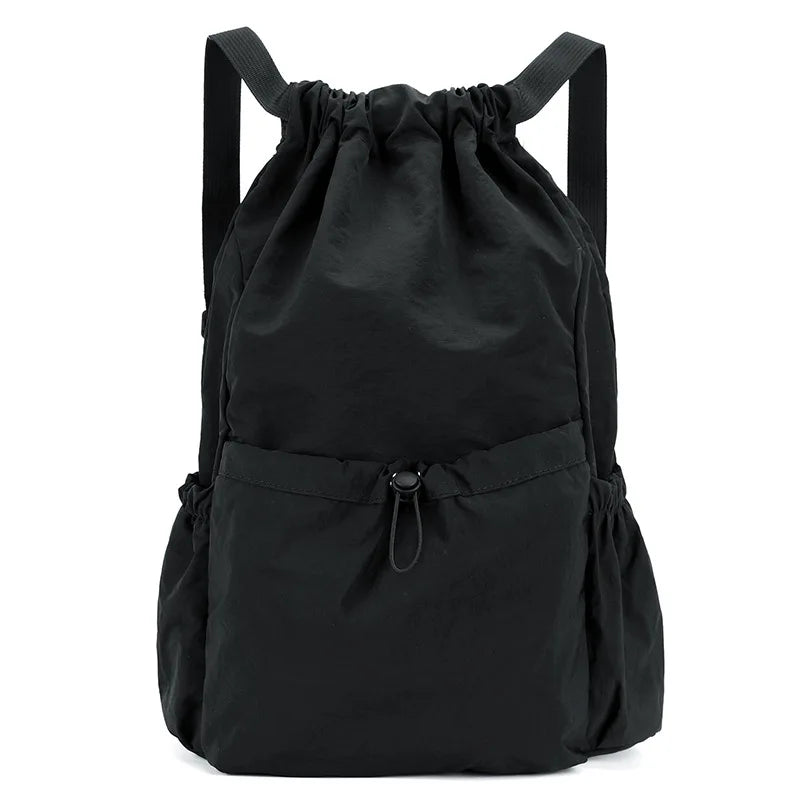 Lightweight Waterproof Drawstring Backpack – Large Sports Bag Drawstring Backpack Peaceful Pleasures Health and Wellness
