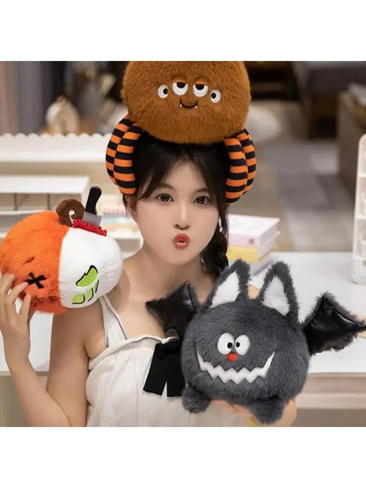 Halloween Plush Toys – Spider, Pumpkin & Bat Stuffed Animals Halloween Stuffed Plush Peaceful Pleasures Health and Wellness
