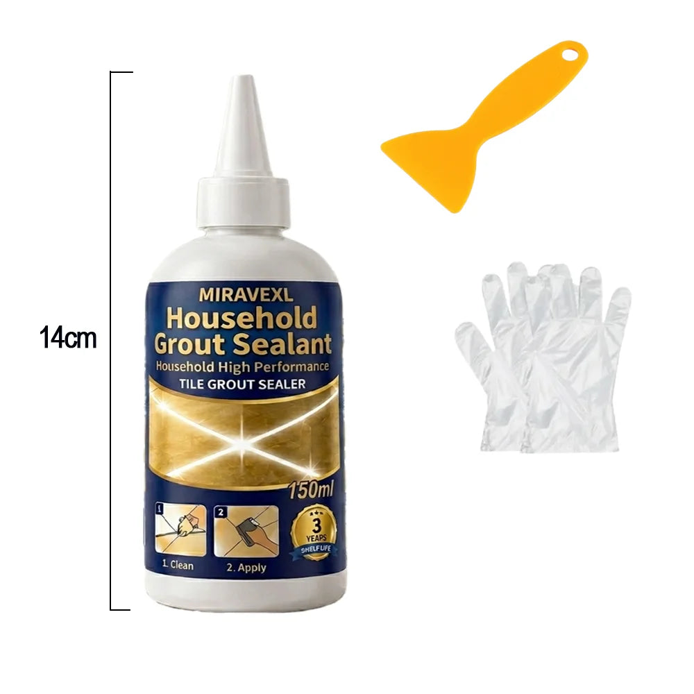 MIRAVEXL Tile Grout Sealer – Waterproof Anti-Mold Sealant