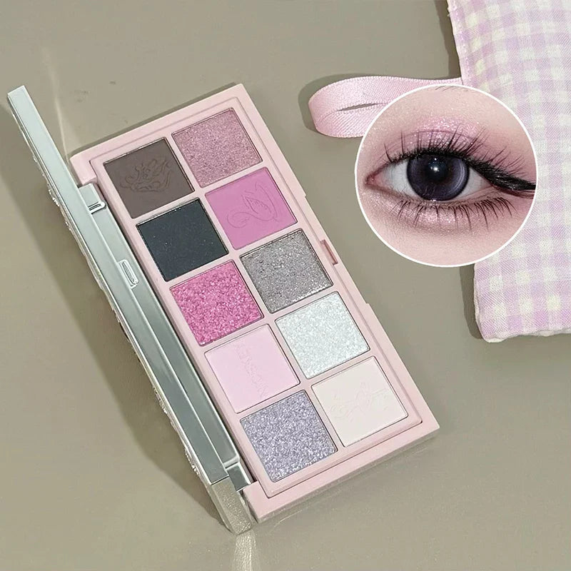NICEKEY Pink Ballet Makeup Set – 5-Piece Face & Eye Gift Box