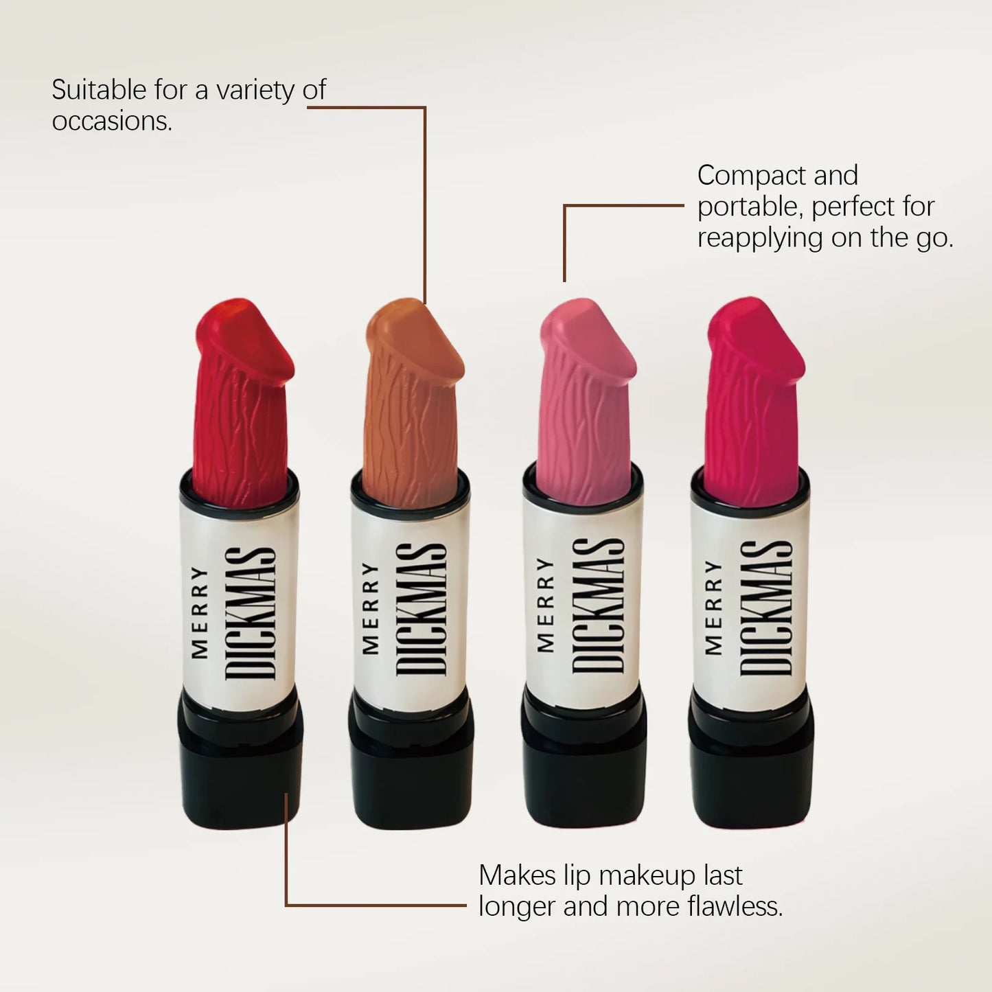 Christmas Party Matte Waterproof Lipstick | 8H High Pigment