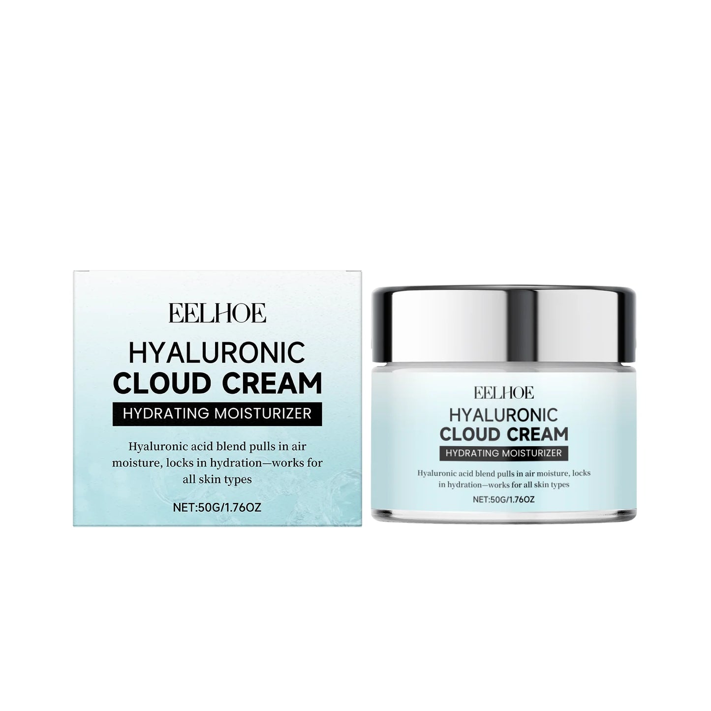 Hyaluronic Cloud Cream – Hydrating Face Moisturizer & Primer