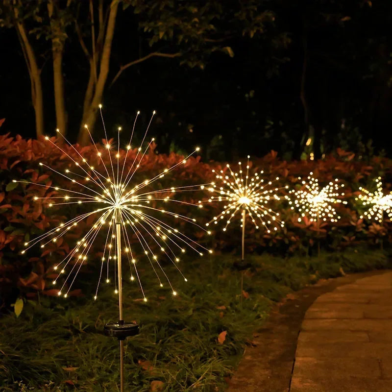 Solar Dandelion Fairy Lights – 90 LED Waterproof Garden Lamp
