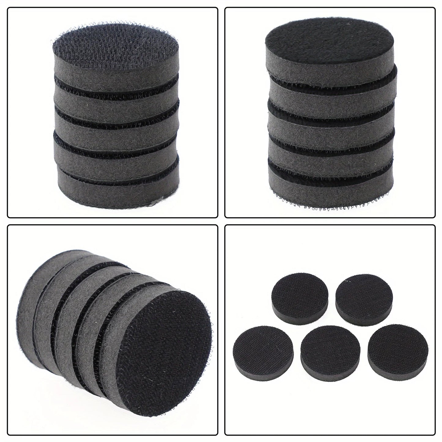 5 X Soft Sponge Interface Pad Hook Sandpaper Sanding Polishing