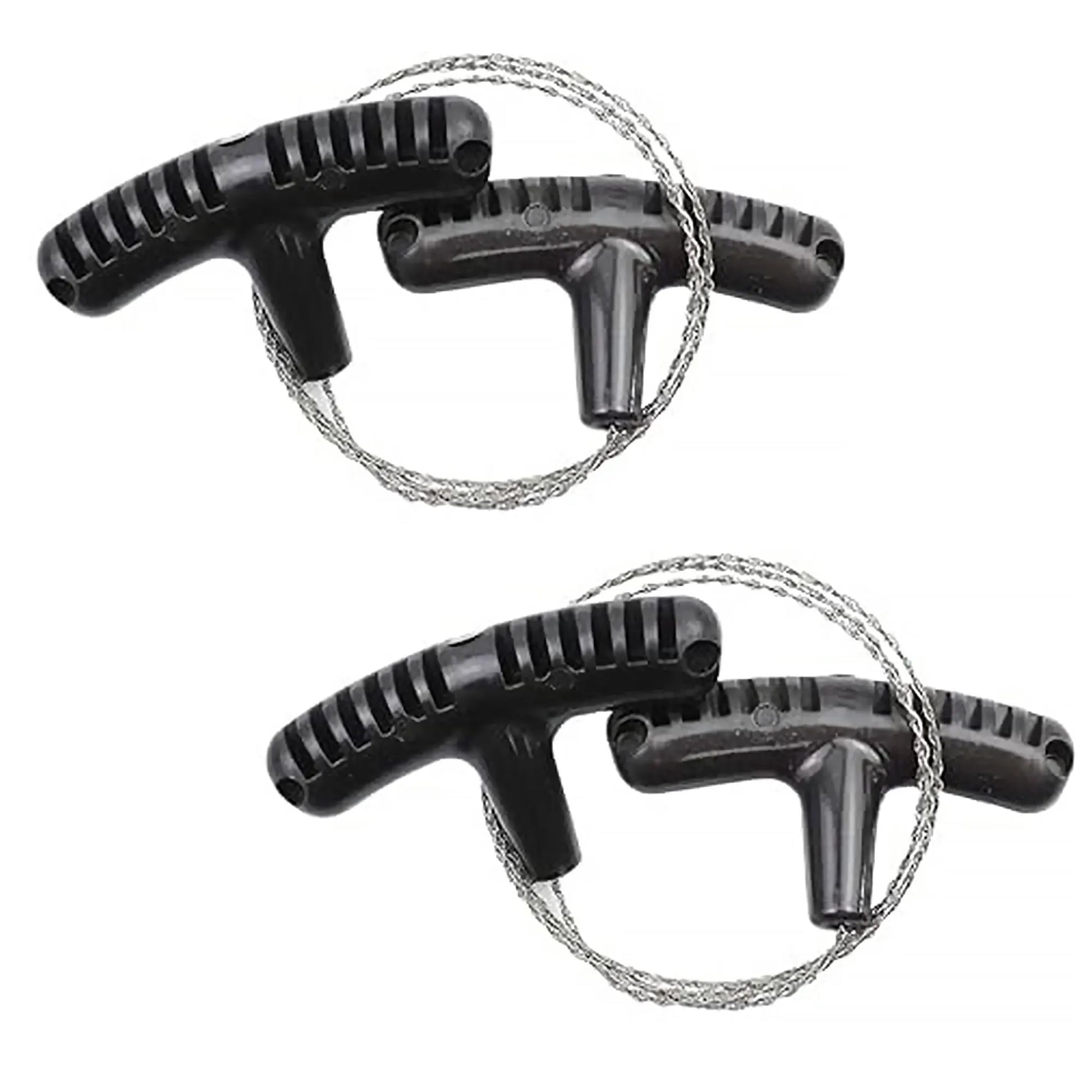 Cable Saw Stainless Steel Wire Saw Pocket Hand Saw for PVC, PE, ABS Pipes Cutting, Camping Hiking Wood Cutting Peaceful Pleasures Health and Wellness blackx2