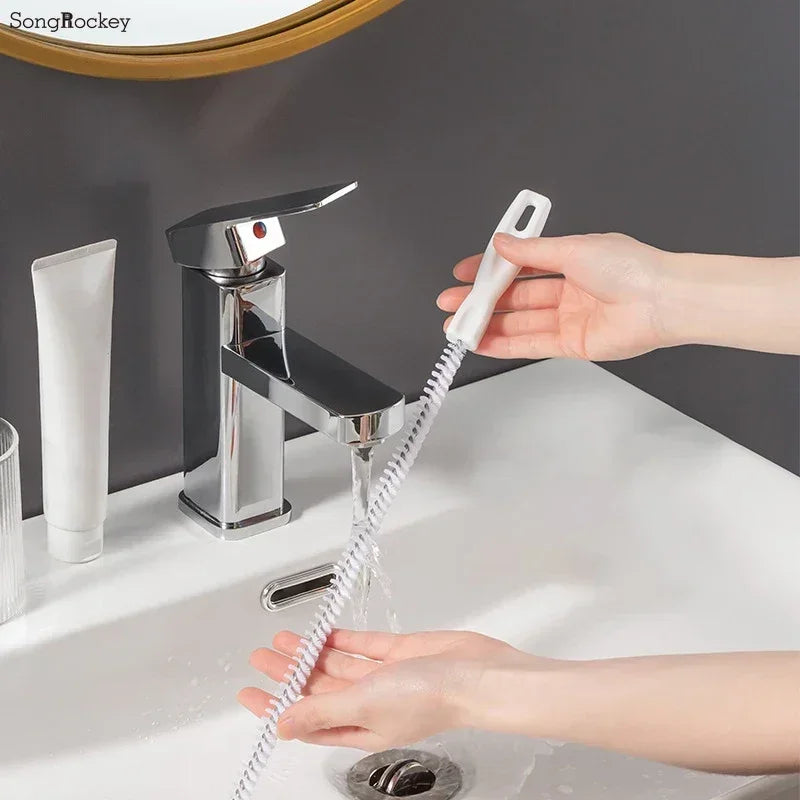 Flexible Drain Cleaning Brush – Sink & Pipe Hair Remover