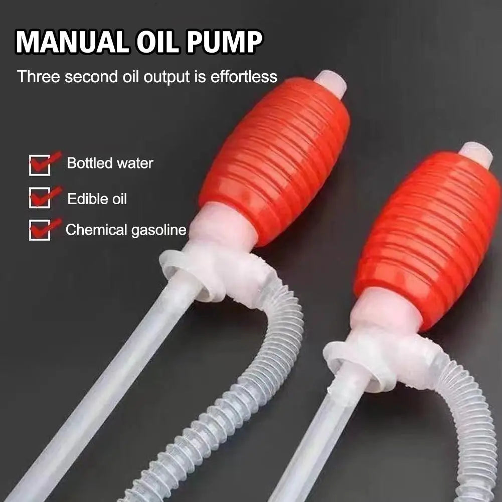 Manual Siphon Pump – Fuel, Oil & Liquid Transfer Hand Pump
