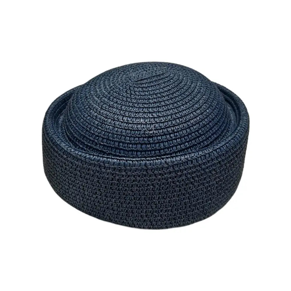 Women's French Retro Straw Sun Hat – Breathable Beach Beret