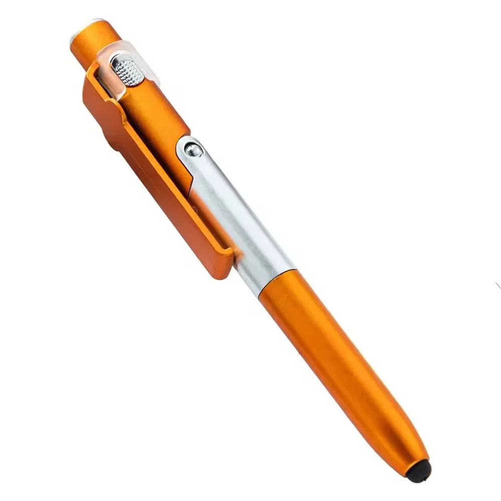 4-in-1 Pen: LED Light, Stylus, Phone Stand & Ballpoint