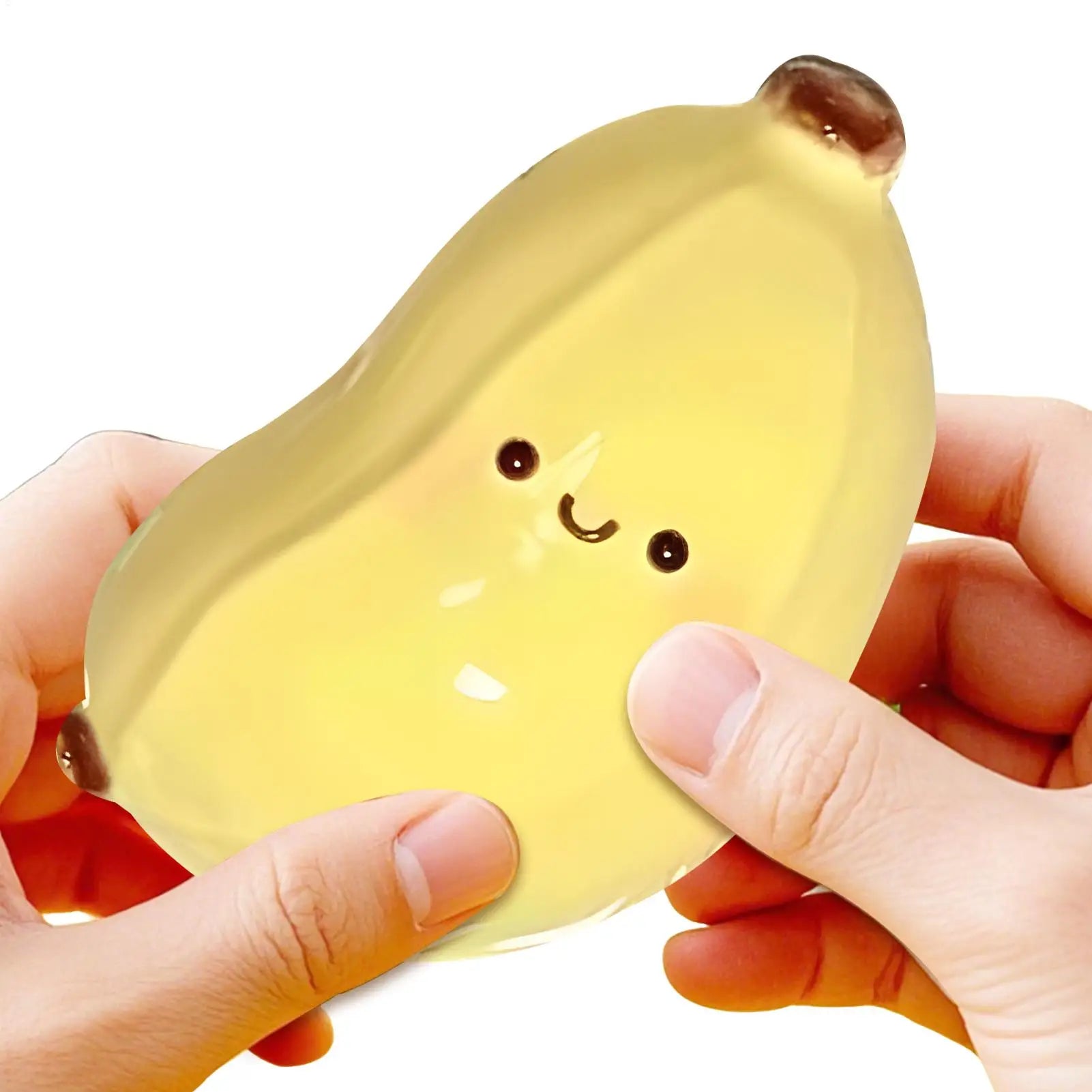 Soft Banana Squeeze Fidget Sensory Toy for Kids & Adults Squeeze Fidget Toy Peaceful Pleasures Health and Wellness