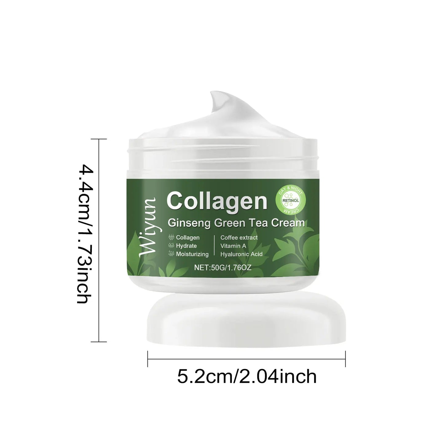Collagen Ginseng Green Tea Anti-Aging Face Cream 50g