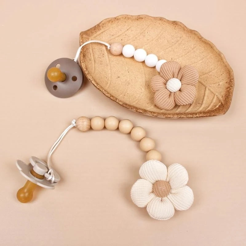Baby Pacifier Clip Chain Strap Teether Toy | 0–12 Months